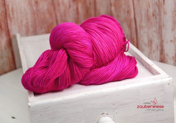 leuchtpink, Merino superwash 400m mulesingfrei