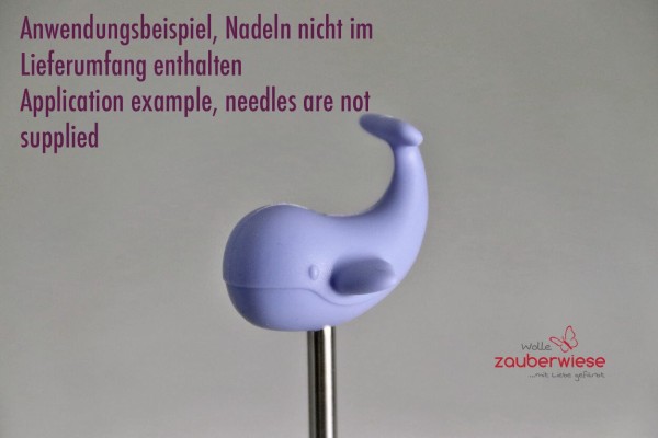 Nadelstopper Wal hellblau