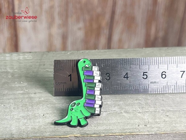 Pin Dino mit Bücher