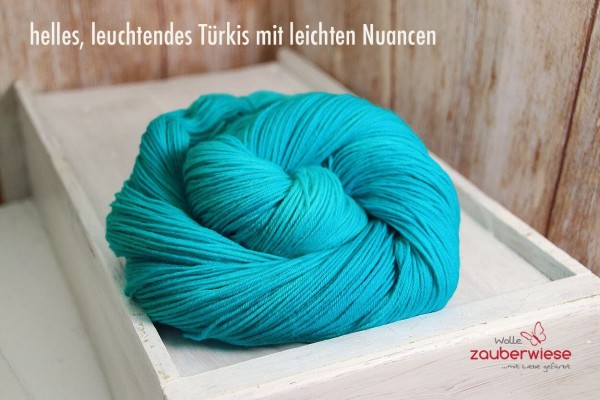 Türkisbucht, Merino superwash 400m mulesingfrei