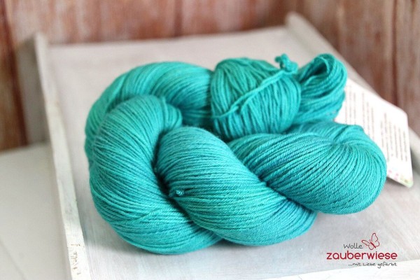 Seeblau, BFL superwash 400m mulesingfrei