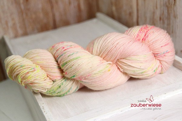 Rosesprenkel, Merino superwash 400m mulesingfrei