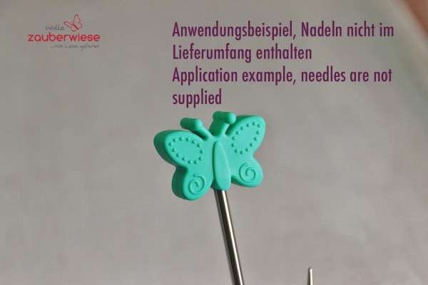 Nadelstopper Schmetterling türkis