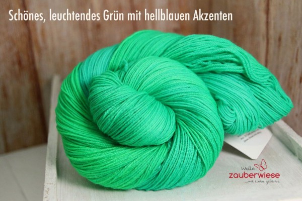 Froschgrün, Merino superwash 400m mulesingfrei